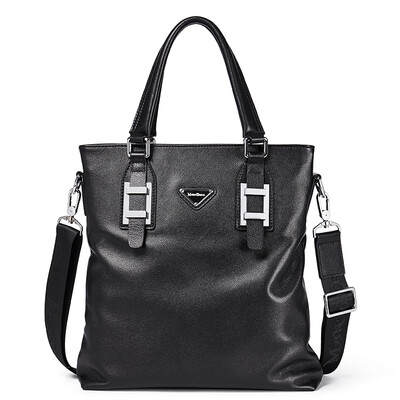 

Montblanc (MANTOBRUCE) Деловой портфель первый слой cowhide мужская мода сумка случайный плечо диагональный пакет M10182 черный
