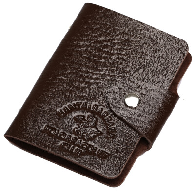 

POLO&RACQUET CLUB Card Holder--Coffee--WKH14-1128F