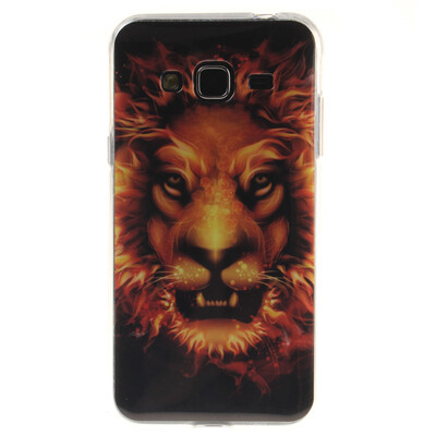 

Flame Lion Pattern Мягкий тонкий ТПУ Резиновая крышка силиконовый гель чехол для SAMSUNG GALAXY A3 2016/A310