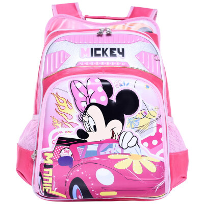 

Disney (Disney) Mickey children bag female models cute cartoon fashion backpack primary school students bag bag M606236 rose