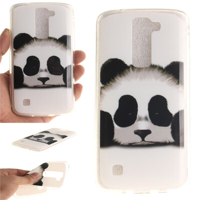 

Panda Pattern Soft Thin TPU Rubber Silicone Gel Case Cover for LG K8