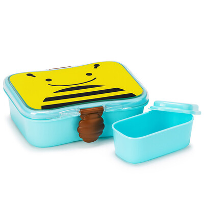 

SKIP HOP Cute Zoo Lunch Box 700 мл (с закусочной) - небольшая пчела более 6 месяцев Импорт в США