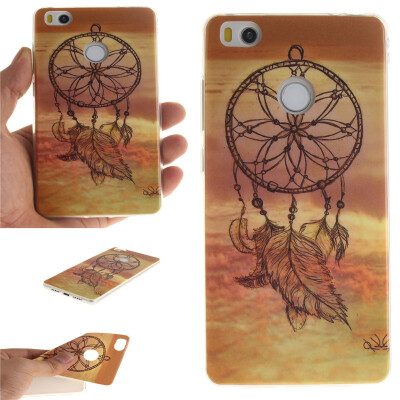 

Dreamcatcher Pattern Soft Thin TPU Rubber Silicone Gel Case Cover for XIAOMI MI 4S