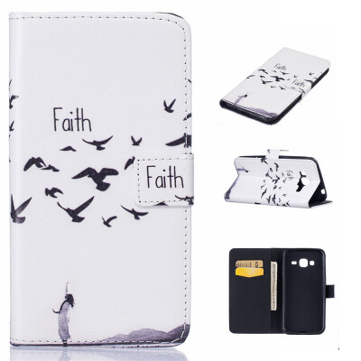 

Faith Design PU Leather Flip Cover Wallet Card Holder Case for SAMSUNG GALAXY J3 J310