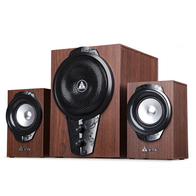 

Golden Field multimedia console S2 speaker ancient rhyme carved 21 active wood high fidelity home theater