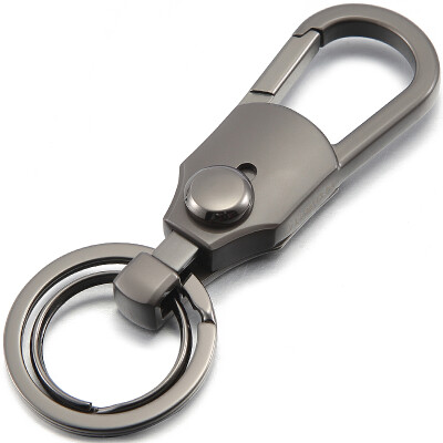 

Jingdong supermarket] JOBON Zhongyin key chain ring car key chain chain mother roller pull spring waist hanging type ZB-071B black nickel