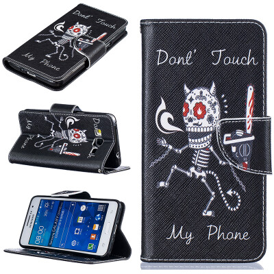 

Bone Design PU Leather Flip Cover Wallet Card Holder Case for SAMSUNG GALAXY Grand Prime G530