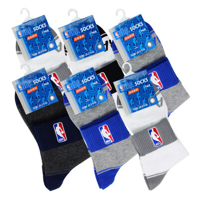 

Jingdong Supermarket NBA socks men combed cotton comfortable breathable low socks basketball sports socks 5 pairs of mixed color uniform