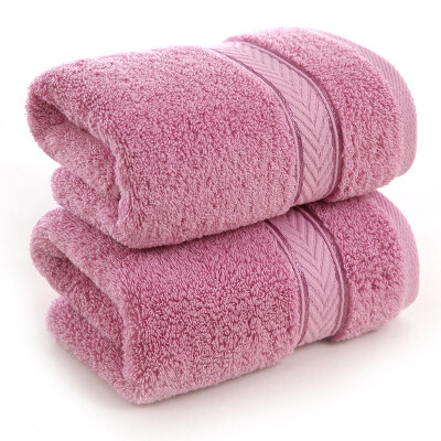 

According to Cleansing 1610 cotton satin thickened towel purple face towel 2 pieces 36 76cm 140g