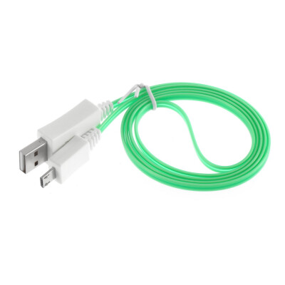 

Visible LED Light Micro USB Charger Data Sync Cable For Cellphone