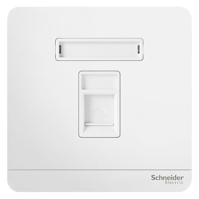 

Schneider (Schneider) коммутатор гнездо телефонной розетки панели по-прежнему серии очков фарфора белый