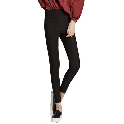 

Nanjiren Slim Cropped Trousers Women High Waist Leggings