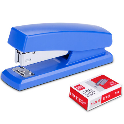 

Deli deli 33190 stapler set stapler staple a box 12 nail blue