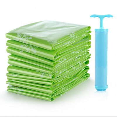 

Shunjia shunjia compression bag vacuum storage bag transparent compression bag 8 sets 2 in the 2 small 4 hand roll 9 wire gift hand pump