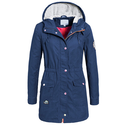 

Semir Women&39s Hooded Cloth Embroidered Waist Bag Casual Casual Korean version 13316090003 Dark blue L