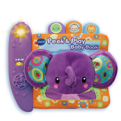 

VTech Vtech elephant cloth book baby early education book early education torn bad baby 0-1 early childhood educational toys