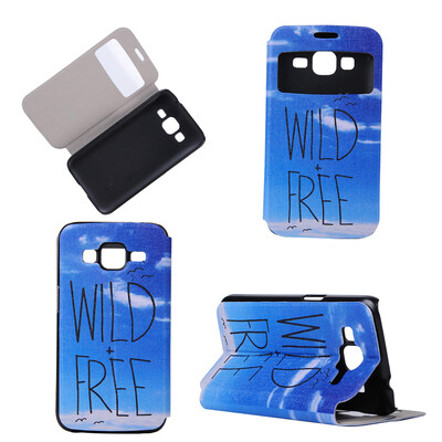 

Wild Free Design Кожа PU откидной крышки Кошелек для карты Держатель чехол для Samsung Galaxy CORE Prime G360