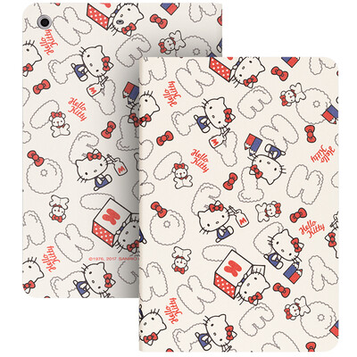 

Отличный Hello Kitty Series iPad mini1 / 2/3 Чехол / мультяшный чехол Интеллектуальный кожаный чехол с кожаной конфеткой Кейт Уайт