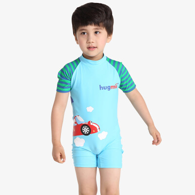 

hugmii children swimsuit boys&girls cartoon baby conjoined sunscreen surfing suit FCIT0876 car 110 yards