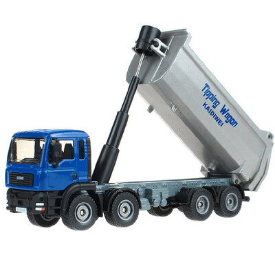 

Kaidi Wei engineering car model 1:50 alloy dump truck dumping truck toys large trailer simulation car toys