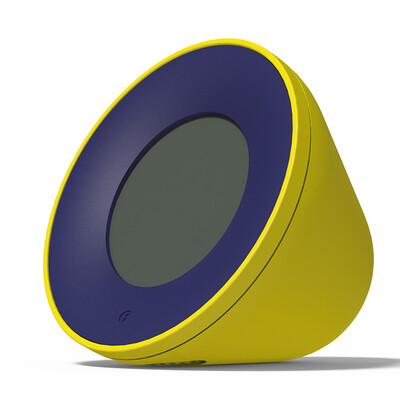 

Style (sty! Epie) M102 flip alarm clock gravity sensor alarm clock humidity temperature multi-function alarm clock creative gift creative gift vitality yellow