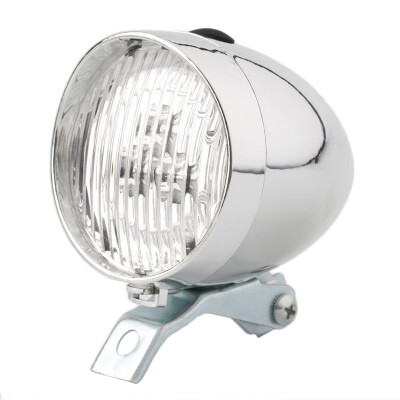 

Retro Bicycle Bike 3 LED Front Light Headlight Vintage Flashlight Lamp New