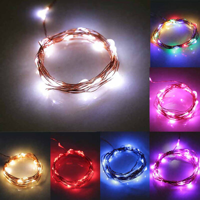 

2M 20LED Copper Wire Xmas Wedding String Fairy Light Lamp Battery Operated
