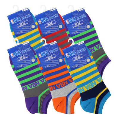 

Jingdong Supermarket NBA socks men&39s tide men&socks combing cotton shallow mouth stealth socks spring&summer autumn fashion stripes low to help socks sports socks 6 double