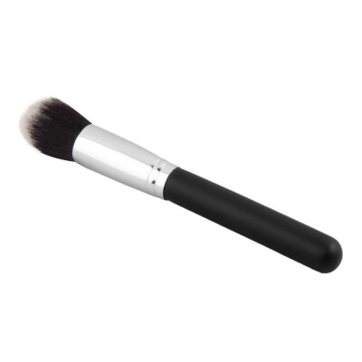 

NEW Soft Synthetic Large Cosmetic Blending Foundation Silver Makeup Brush