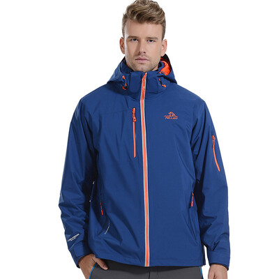 

Pellie and PELLIOT outdoor jackets men and women couples three in one or two sets of Jackets mountaineering clothes 1823 men dark blue