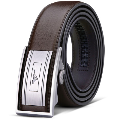 

Seven wolves (SEPTWOLVES) men's belt tide male series of leather automatic buckle belt 7A519097000-1 brown