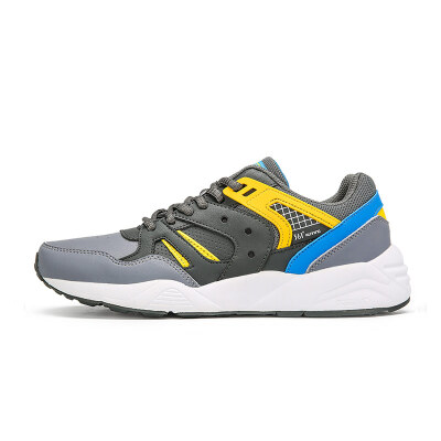 

361 degrees men running cultural shoes 671632257-2 11C dark gray emperor yellow 43