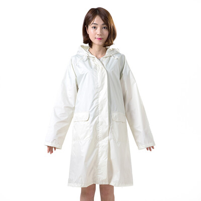 

Is fashionable raincoat outdoor travel adult raincoats pants men&women couples walking light rain sunscreen S-1001 cream white