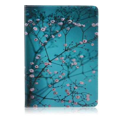 

Plum blossom Style Embossing Classic Flip Cover with Stand Function and Credit Card Slot for iPad Air/5