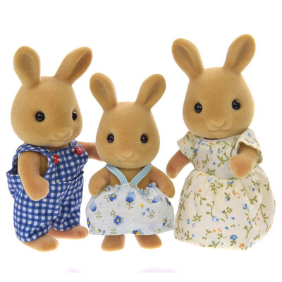 

[Jingdong supermarket] Senber family girl gift at home toys simulation doll doll - honey rabbit family SYFC14748