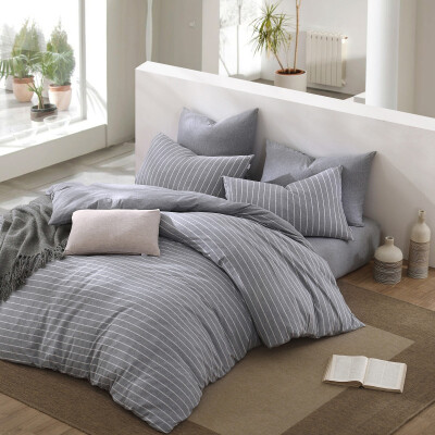 

Bo Yang home textiles bedding cotton combed bed linen four sets - Er 150cm