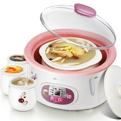 

Bear Bear electric stew pot white porcelain water stew pot soup pot porridge pot automatic DDZ-125TA 25L