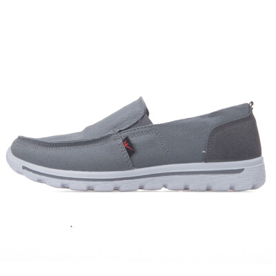 

DOUBLE STAR J14 mens shoes canvas shoes a pedal old Beijing shoes casual lazy shoes gray 41