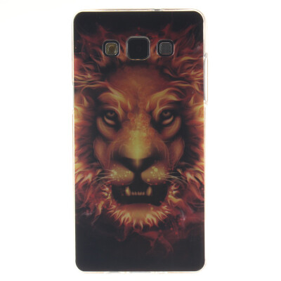 

Flame Lion Pattern Soft Thin TPU Rubber Silicone Gel Case Cover for SAMSUNG GALAXY A5