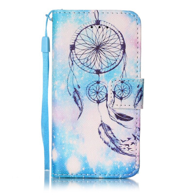 

Blue Wind Chime Design PU Leather Flip Cover Wallet Card Holder Case for IPHONE 6PLUS