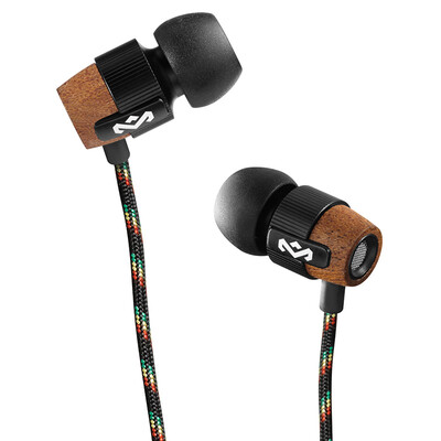 

BOB MARLEY FE000-MI High-fidelity in-ear headphones Reggae&39s father brand all environmental protection material pure wood to create cool black