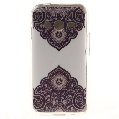 

Diagonal totem Pattern Soft Thin TPU Rubber Silicone Gel Case Cover for SAMSUNG Galaxy Ace 4 G313h