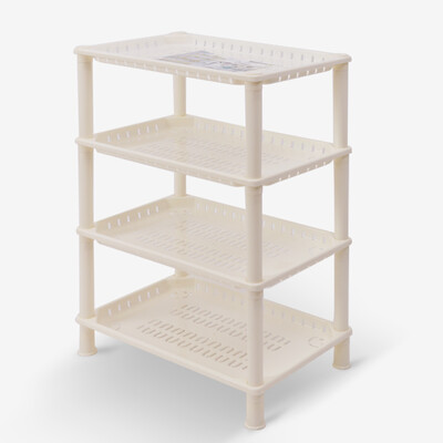 

JIALEMINGPIN 4 shelf plastic storage rack