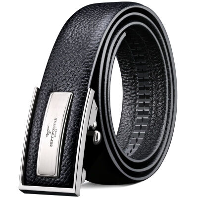 

Seven wolves SEPTWOLVES mens belt lengthening fashion tide mens series automatic buckle belt 7A319497000C black