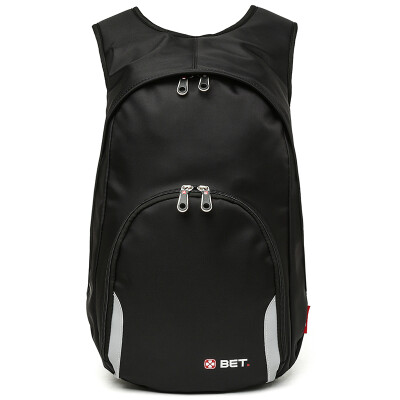 

BET. Computer bag 15.6 inch notebook shoulder bag waterproof breathable men and women backpack bag BT62032BL black