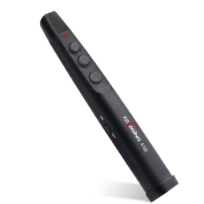 

Big line (ASiNG) A218 flip pen laser pen flip device PPT projector pen slide remote control pen rechargeable black red