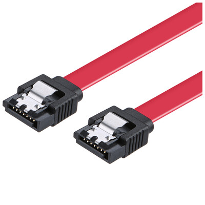 

CE-LINK 2633 SATA3 generation hard disk data cable double elbow high-speed dual-channel hard drive serial cable support SSD solid-state hard drive on the left bend red
