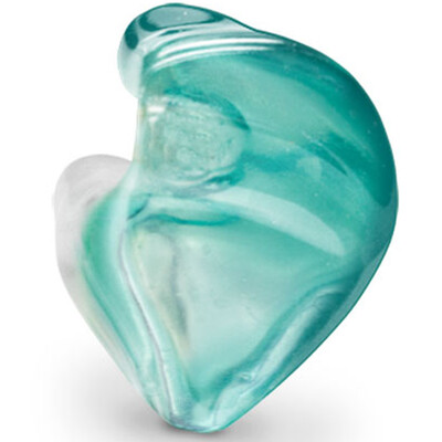 

Westone ES Translucent Transparent Ear Turquoise Blue-Green Left Ear Body LEFT