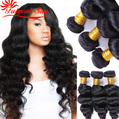 

Indian Virgin Hair Loose Wave 3 Bundles Raw Indian Hair Loose Wave Virgin Hair Bundle Deals 7A Real Human Hair Bundles Weaing