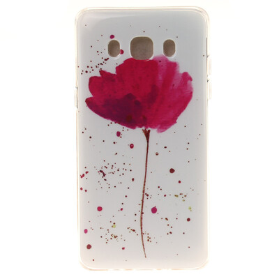 

Purple orchid Pattern Soft Thin TPU Rubber Silicone Gel Case Cover for SAMSUNG GALAXY J5 2016J510